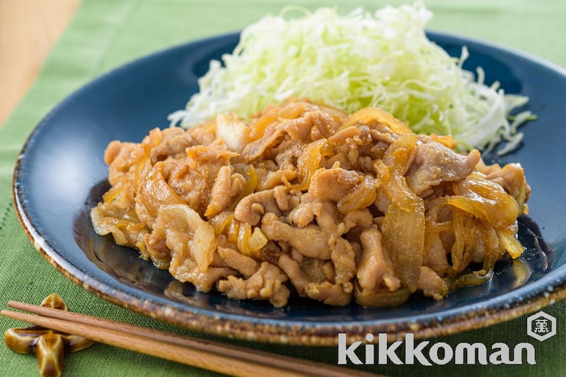 豚肉のしょうが焼き【豚ロース薄切り肉で人気】