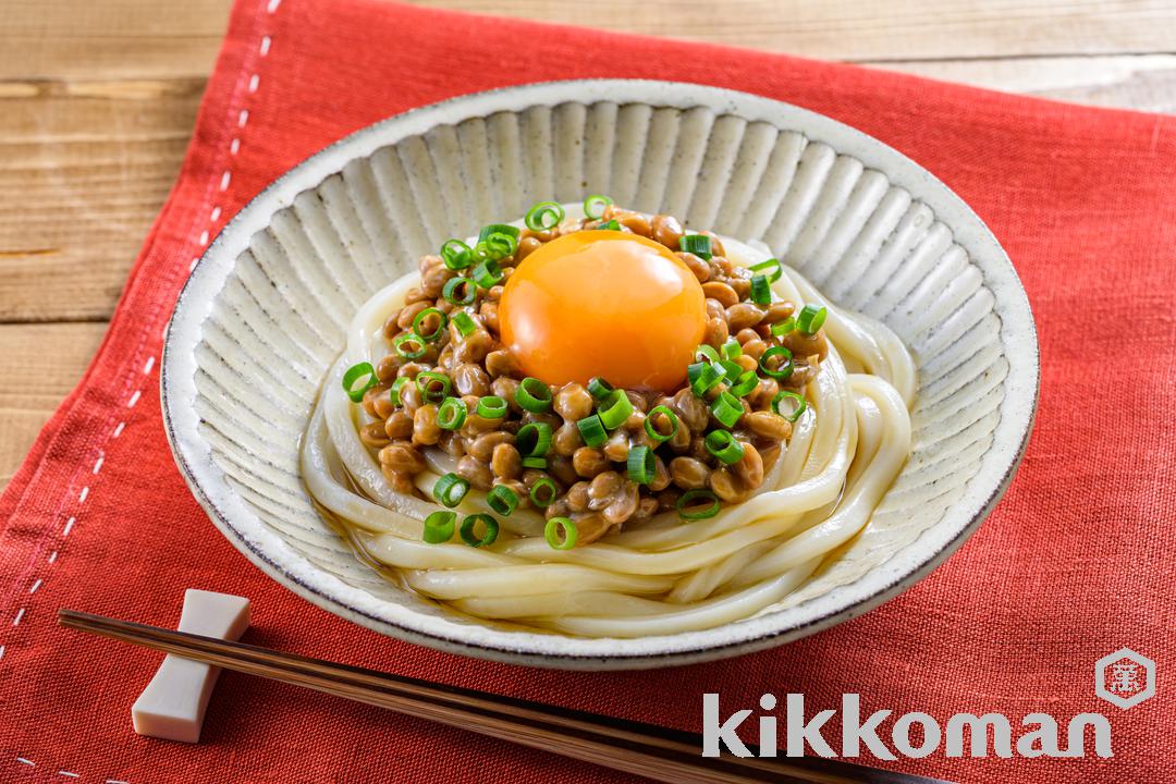 やみつきなったまうどん【納豆と卵で簡単に】