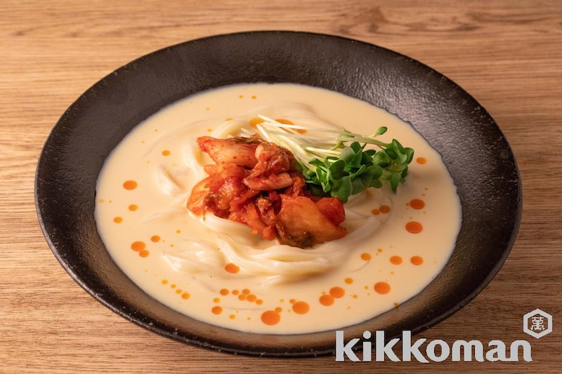 ピリ辛!豆乳キムチうどん