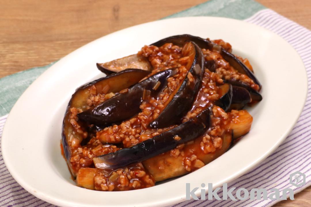 ケチャップ麻婆茄子