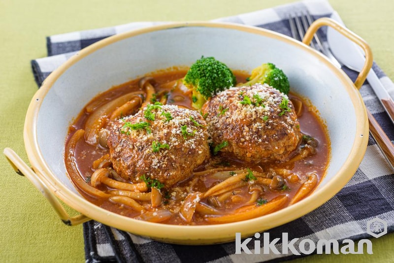 トマト煮込み豆腐ハンバーグ
