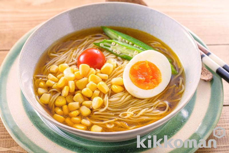 冷製スープカレーそうめん