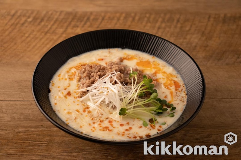 ピリッと辛い!冷やし豆乳担々そうめん