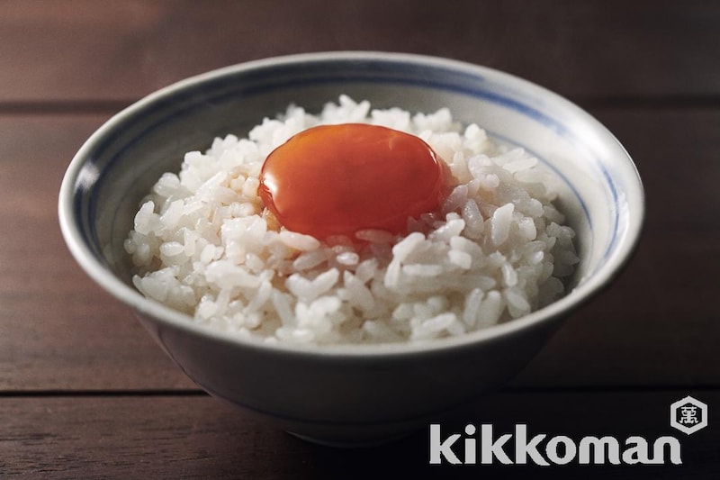 だししょうゆ漬け黄身DKG(だしかけ卵ごはん)