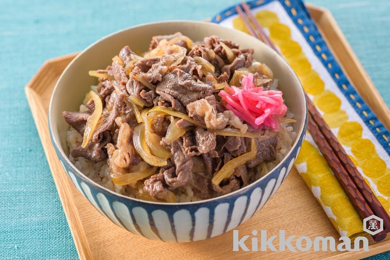 調味料2つで!コクうま牛丼【本つゆ(めんつゆ)使用】