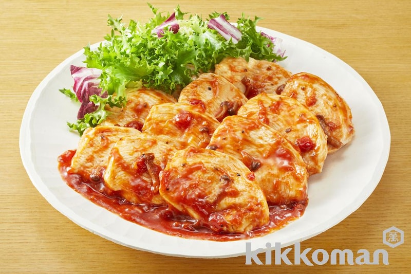 コク旨トマトふっくらチキン(うちのごはん使用)
