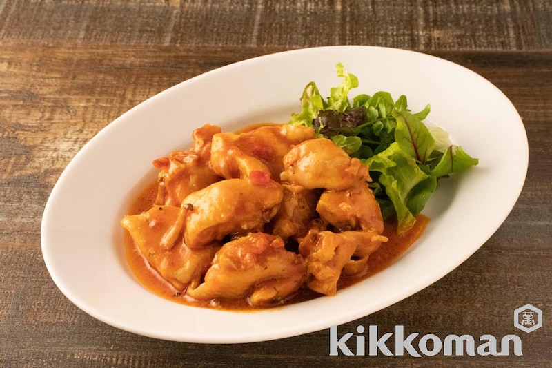 レンジで簡単!コク旨鶏ももトマト(うちのごはん使用)