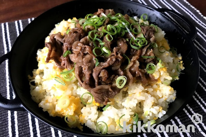 レンジで焼肉チャーハン(山本ゆりさん)