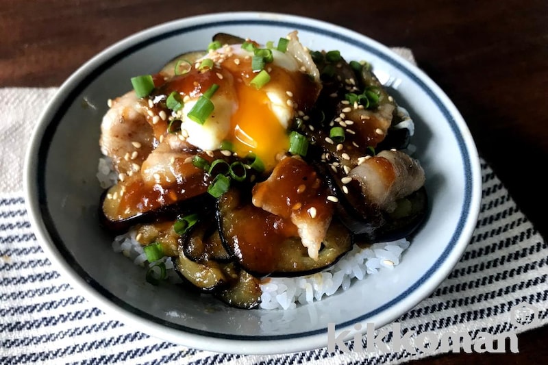 とろ玉なす豚丼(山本ゆりさん)