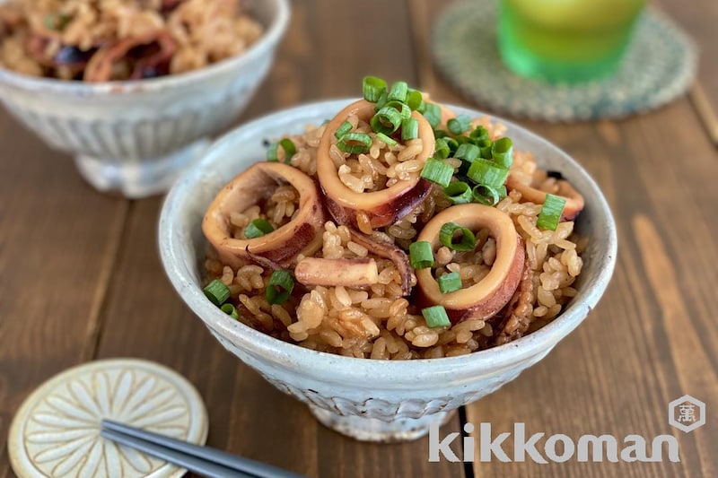 炊飯器で簡単!いかめし風もちもち炊き込みごはん