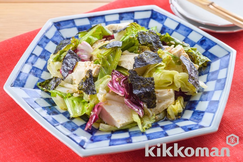 カット野菜で簡単!豆腐チョレギサラダ