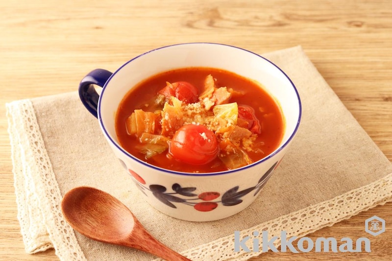 Wトマトのミネストローネ