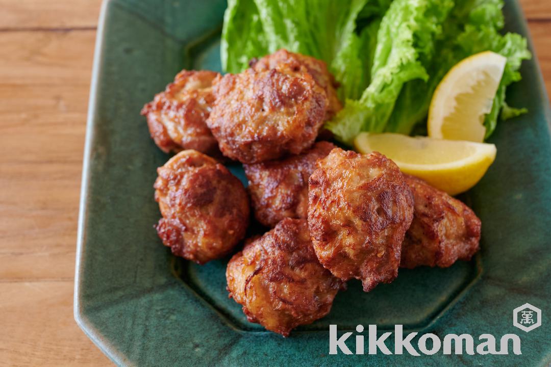 焼肉のたれで！　豚こま肉のガツンと揚げ