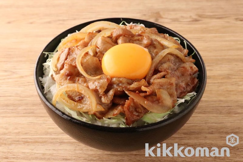 ガリバタスタミナ豚玉丼(うちのごはん使用)