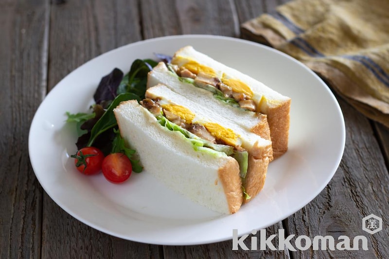 レンジで簡単!香味ねぎだれのふっくらチキンサンド(うちのごはん使用)