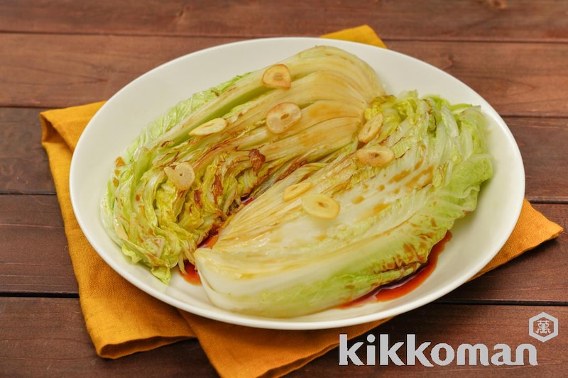 白菜のしぼ生ステーキ【味つけは生しょうゆだけ】