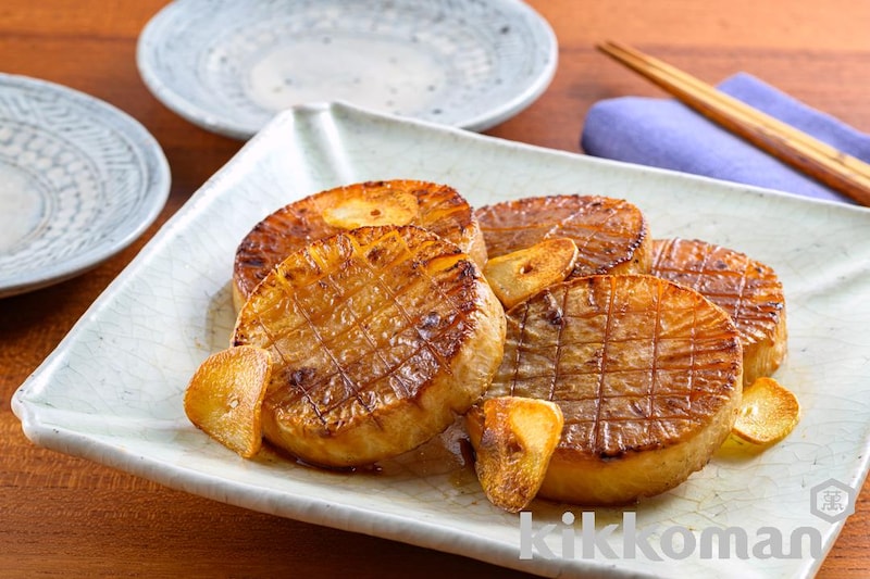 大根のしぼ生ステーキ【味つけは生しょうゆだけ】