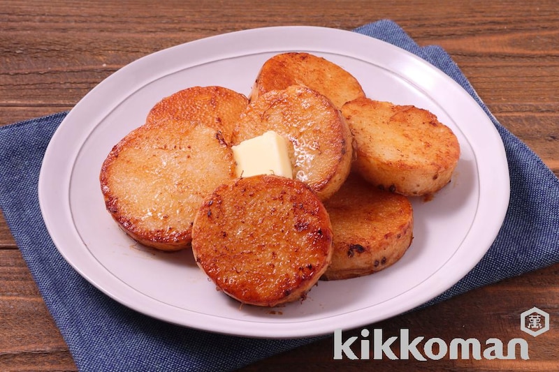 長芋のしぼ生ステーキ【味つけは生しょうゆだけ】