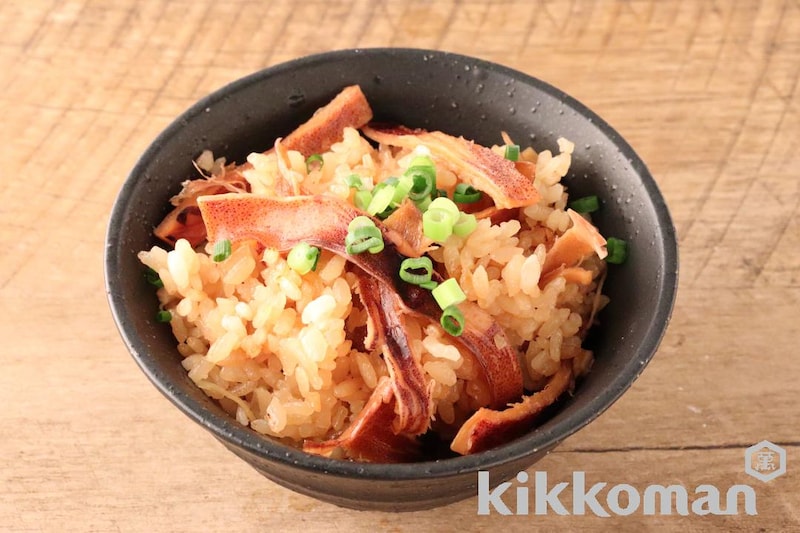 するめいかの簡単炊き込みご飯