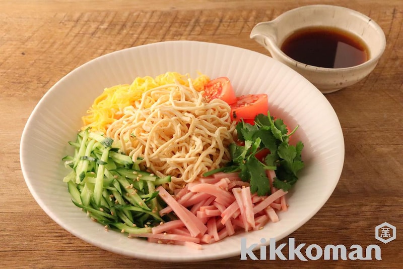干し豆腐で!冷やし中華風