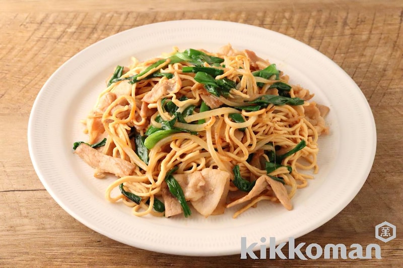 干し豆腐で!ニラ焼きそば風