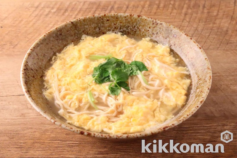 干し豆腐で!かき玉うどん風