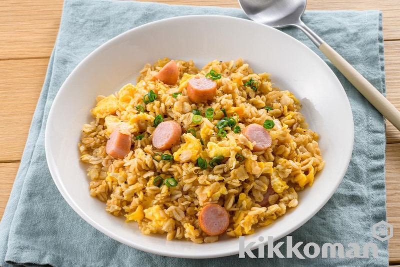 ヘルシー素材で!オートミールチャーハン