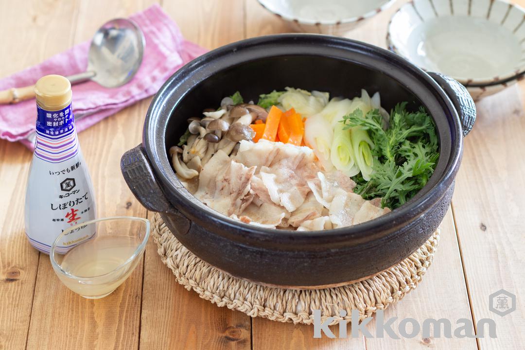 酒蒸し風!かんたん無水鍋