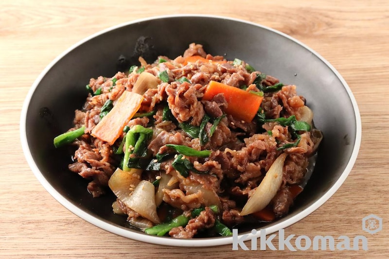 簡単プルコギ(わが家は焼肉屋さん使用)