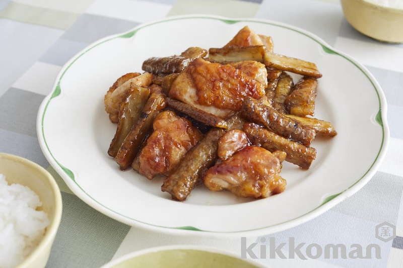 新ごぼうと鶏もものしぼ生焼き【味つけは生しょうゆだけ】