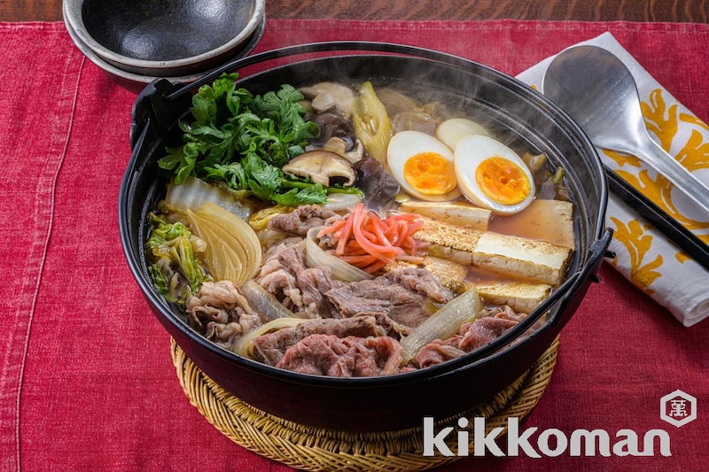 簡単牛鍋【本つゆ(めんつゆ)使用】