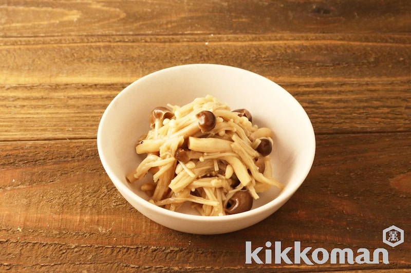 レンジで簡単!えのきとしめじのなめたけ風