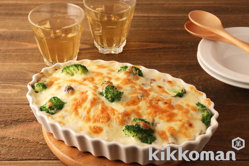 凍ったままの肉で簡単!白だし和風ポテトグラタン