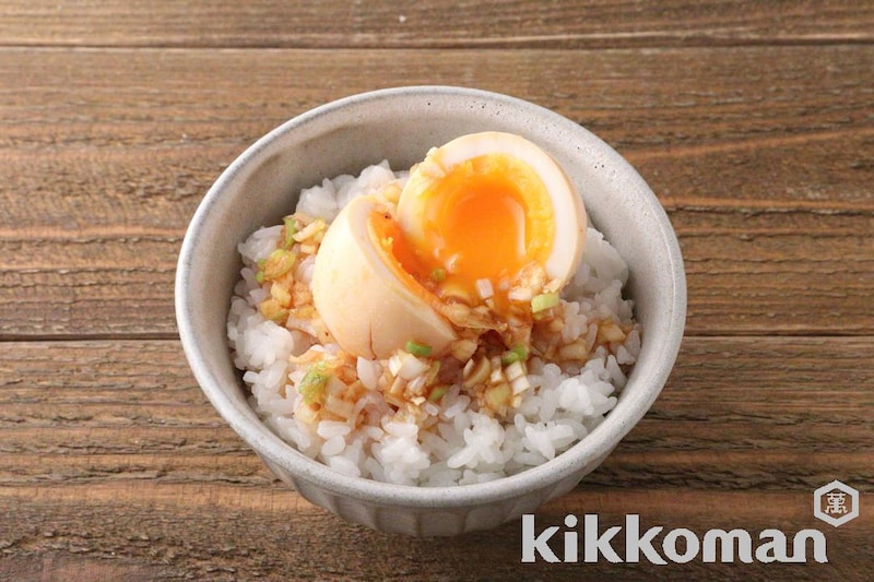 焼肉のたれで!薬味たまご飯