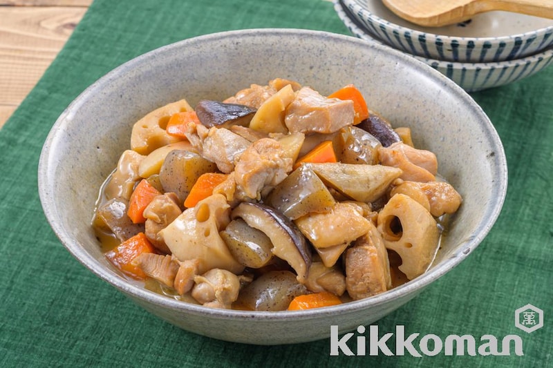 フライパンで簡単!基本の筑前煮(ゆる減塩レシピ)