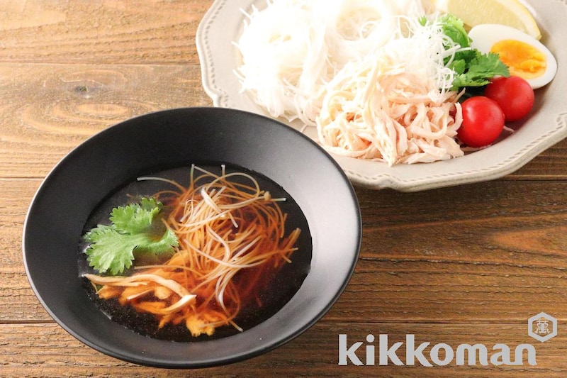 アジア風が新鮮!つけ麺風ビーフン