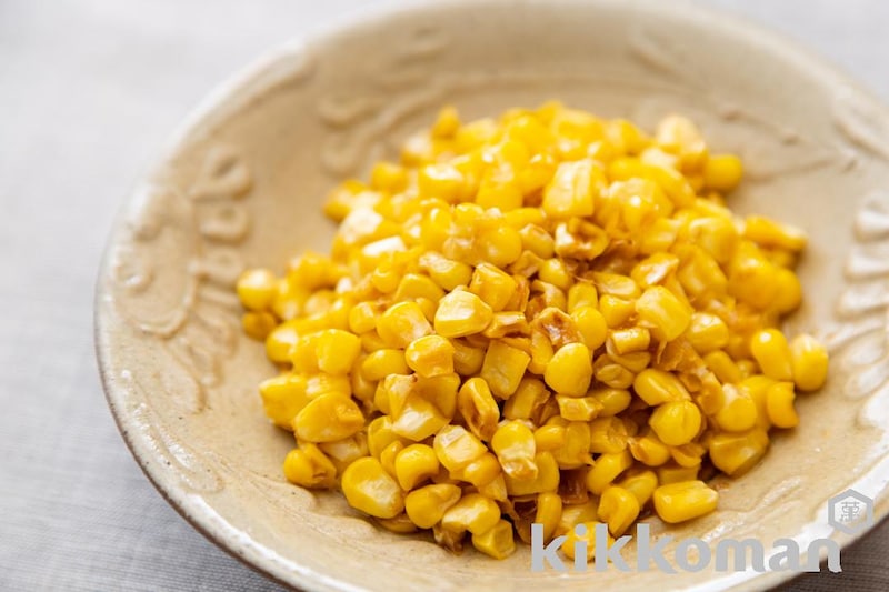 とうもろこしのジュワッと焼き【味つけは生しょうゆだけ】