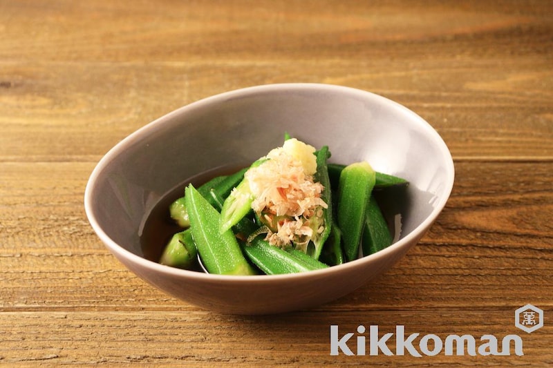 だしが染み込む!オクラのお浸し【本つゆ(めんつゆ)使用】