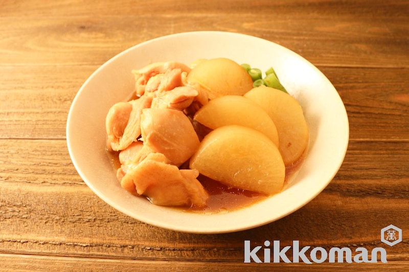 大根と鶏肉の煮物【本つゆ(めんつゆ)使用】