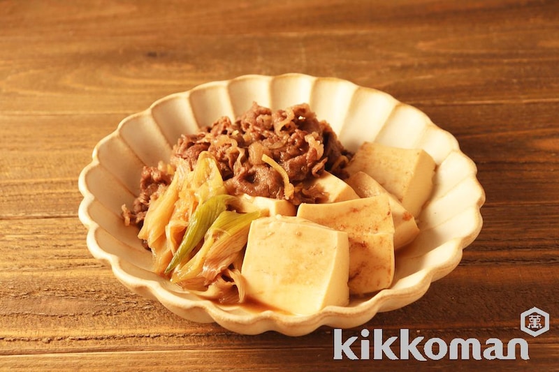 めんつゆで肉豆腐【本つゆ(めんつゆ)使用】