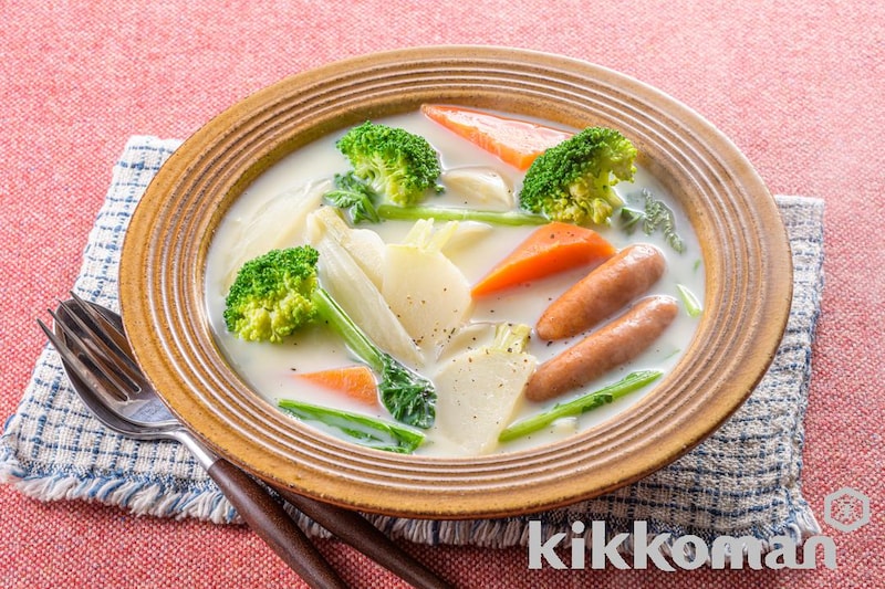やさしい味わい!豆乳ポトフ【人気の白だし簡単メニュー】
