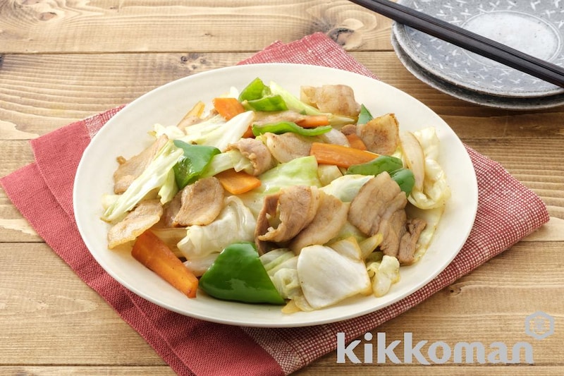 肉野菜炒め(基本のおかずつゆ使用)