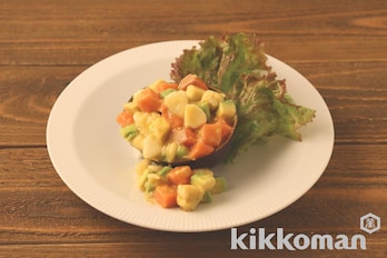 長芋とサーモンのココット