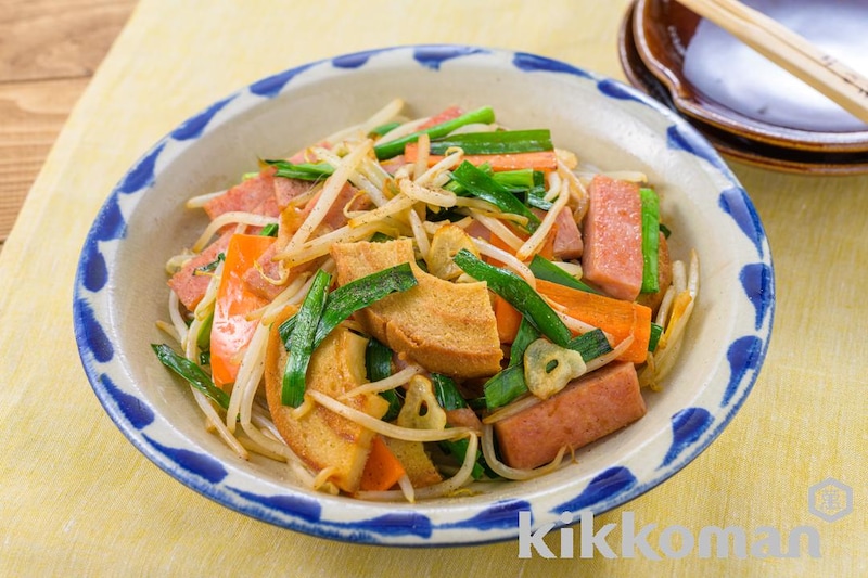 麩チャンプルー(減塩レシピ)