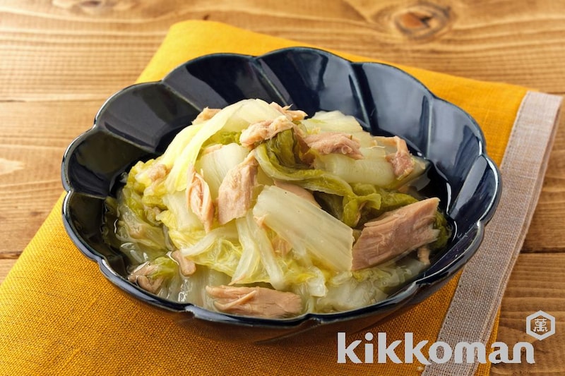 めんつゆで簡単!白菜とツナの簡単煮物