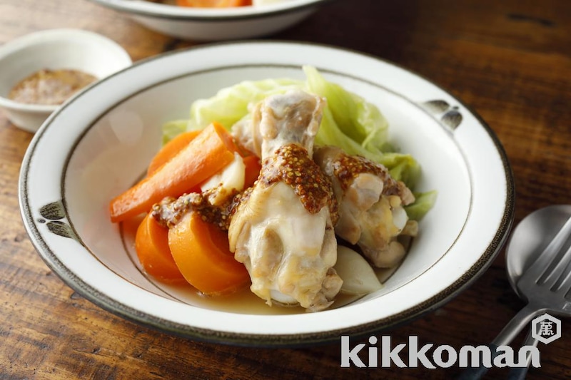 手羽元とにんじん・キャベツのスープ煮