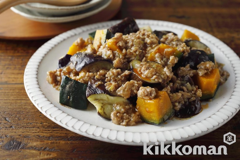 野菜の辛味そぼろあん