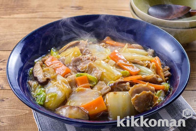 白菜と豚肉のとろみ炒め(ゆる減塩レシピ)