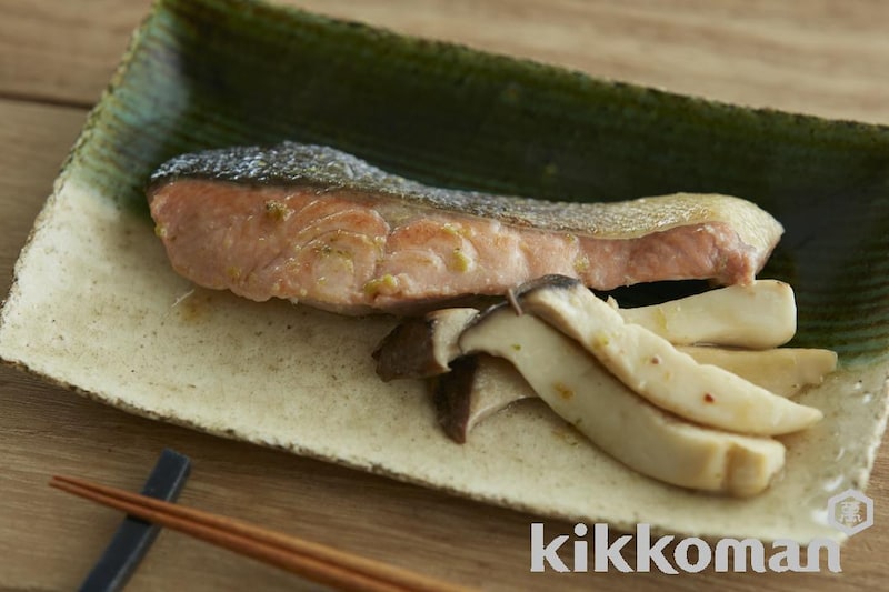 鮭の白だしゆずこしょう焼き