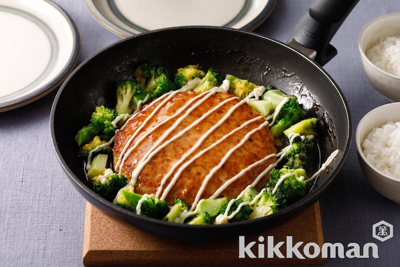 フライパン照り焼きマヨつくね